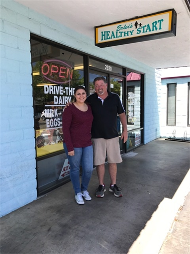 Quentin Erlei, Owner of Erlei's Healthy Start & Sierra Burke